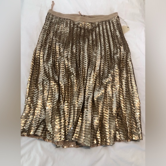 Maeve Dresses & Skirts - Maeve metallic gold sequin skirt, NWT 677